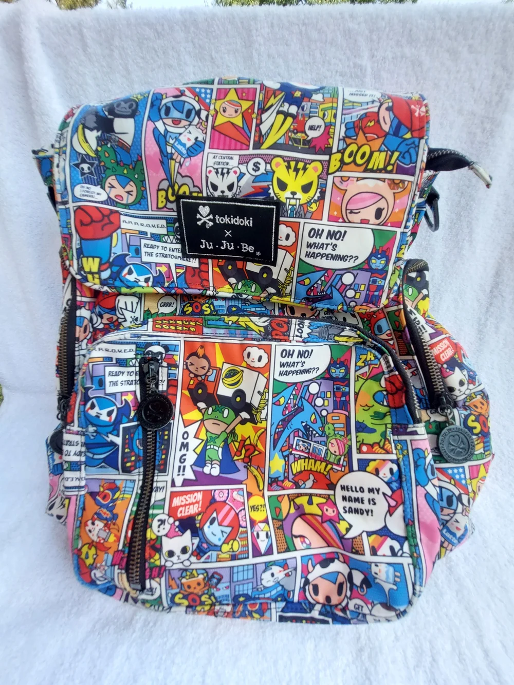 tokidoki x Ju-Ju-Be Comic Print Diaper Bag (Backpack)